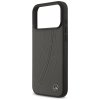 Etui Mercedes Leather Large Laurel Leave MagSafe do iPhone 17 Pro Max antracyt